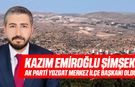 Kazım Emiroğlu Şimşek AK Parti Yozgat Merkez İlçe Başkanı Oldu