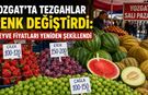 Yozgat'ta Tezgahlar Renk Değiştirdi: Meyve Fiyatları Yeniden Şekillendi