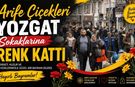 Arife Çiçekleri Yozgat Sokaklarına Renk Kattı