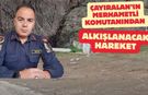 Yozgat'ta İlçe Jandarma Komutanından Alkışlanacak Hareket