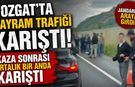 Yozgat'ta Bayram Trafiği! Kaza Sonrası Ortalık Bir Anda Karıştı