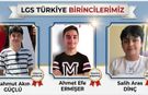 Yozgat'ta LGS'de Çıta Yükseldi: 3 Öğrenci Türkiye Birincisi Oldu