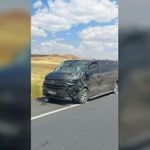 Yozgat-Ankara kara yolunda çarpışma: Panelvan sürücüsü dahil 5 kişi yaralandı