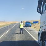 Yozgat'ta Yakıtı Biten, Tekeri Patlayan Jandarmayı Aradı!