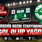 Kırşehir Bozok Stadyumunda Gol Olup Yağdı!