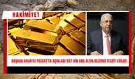 Başkan Ahlatcı Yozgat’ta Açıkladı: 927 Bin Ons Altın Rezervi Tespit Edildi!