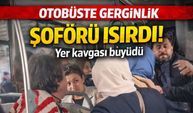 Otobüs Yer Kavgası: Kadın Şoförün Kolunu Isırdı