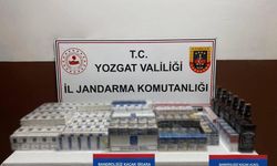 Yozgat'ta yolcu otobüsünde kaçak sigara ve alkol ele geçirildi