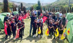 Minik izciler yaz kampı kurdu