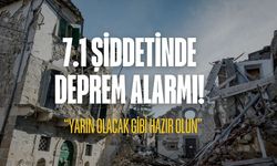 7.1 büyüklüğünde deprem alarmı: Yarın olacakmış gibi hazır olun!