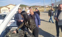 Yozgat'ta Ehliyet Sınavında Ter Döktüler