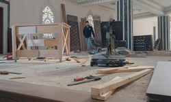 Sarıkaya Külliyesinde Kadınlar Bölümünde Çalışmalar Sürüyor