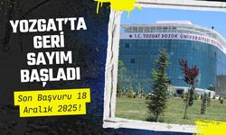 Yozgat’ta Geri Sayım Başladı: Son Başvuru 18 Aralık 2025!