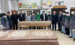 Sınıfta Öğrenip Sahada Yaptılar: Meslek Lisesinden Camide Dikkat Çeken Çalışma