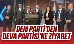 DEM Parti Heyeti, DEVA Partisi Genel Başkanı Ali Babacan'ı Ziyaret Etti