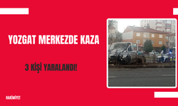 Yozgat Merkezde Kaza: 3 Kişi Yaralandı!
