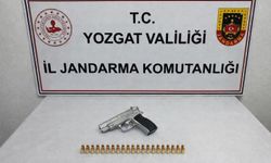 Çekerek’te Silah Sesleri Jandarmayı Harekete Geçirdi: Ruhsatsız Tabanca Ele Geçirildi