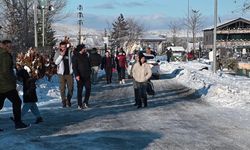Yozgatlı Vatandaşlar karın tadını çıkardı: Kar sonrası Çamlık’a akın ettiler