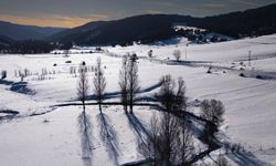 Yozgat’ta doğa beyaza büründü: Sessizlik ve beyaz bir arada: