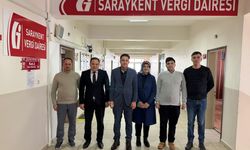 Saraykent Vergi Dairesi Kaymakam Öztürk'ü Ağırladı
