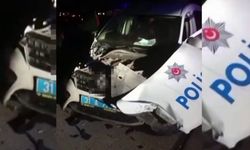 Alkollü Sürücü Polis Aracına Çarptı: Yaralılar Var