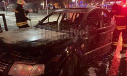 Yozgat’ta Korkutan Yangın! Seyir Halindeki Araç Alev Topuna Döndü