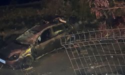 Gece Seyri Kabusa Döndü! Yozgat'ta Savrulan Araç Karşı Yola Geçti