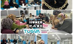 TÜGVA Yozgat Hünerhane'de Üretim Sürüyor