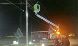 Kamyon Elektrik Ve Telefon Hatlarını Kopardı!