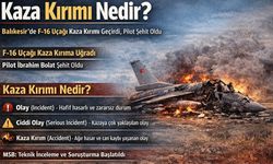 Kaza Kırımı Nedir? Balıkesir’de F-16 Uçağı Kaza Kırımı Geçirdi, Pilot Şehit Oldu