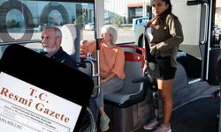 Resmi Gazete'de Yayımlandı: Toplu Taşımada Ücretsiz Ulaşıma Yeni Destek Geldi!
