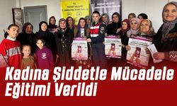 Yozgat Kadışehri'nde Kadına Şiddetle Mücadele Eğitimi Verildi