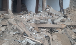 Yozgat'ta Metruk Konak Yoğun Yağışın Ardından Çöktü
