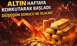 Altın Haftaya Korkutarak Başladı: Düşüşün Sonucu Ne Olacak!