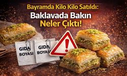 Bayramda Kilo Kilo Satıldı: Baklavada Bakın Neler Çıktı!