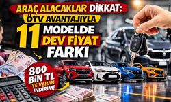 Araç Alacaklar Dikkat: ÖTV Avantajıyla 11 Modelde Dev Fiyat Farkı