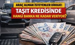 Araç Almak İsteyenler Dikkat: Taşıt Kredisinde Hangi Banka Ne Kadar Veriyor?