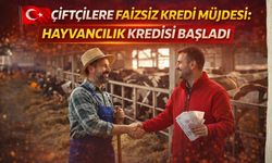 Çiftçilere Faizsiz Kredi Müjdesi: Hayvancılık Kredisi Başladı