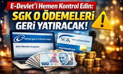 E- Devlet'i Hemen Kontrol Edin: SGK O Ödemeleri Geri Yatıracak!