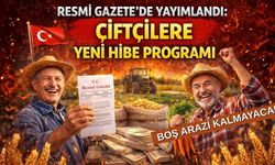 Resmi Gazete’de Yayımlandı: Çiftçilere Yeni Hibe Programı