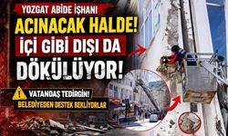 Yozgat Abide İşhanı Acınacak Halde: İçi Gibi Dışı da Dökülüyor