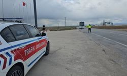 Yozgat'ta Şehirlerarası Otobüse Habersiz Trafik Denetimi