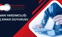 Özelleştirme İdaresi Uzman Yardımcısı alımı başladı