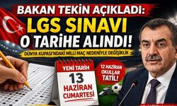 Bakan Tekin Açıkladı: LGS Sınavı O Tarihe Alındı!