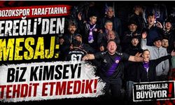 Bozokspor Taraftarına Ereğli'den Mesaj: Biz Kimseyi Tehdit Etmedik!