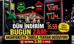 Dün İndirim Bugün Zam: Akaryakıtta Tabela Tekrar Değişiyor!
