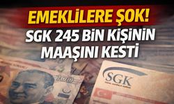 Emeklilere Şok! SGK 245 Bin Kişinin Maaşını Kesti