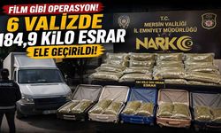 Film Gibi Operasyon! 6 Valizde 184,9 Kilo Esrar Ele Geçirildi!