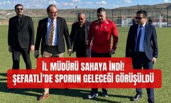 İl Müdürü Sahaya İndi! Şefaatli’de Sporun Geleceği Görüşüldü