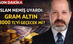 İslam Memiş Uyardı: Gram Altın 8000 TL'yi Geçecek mi?
